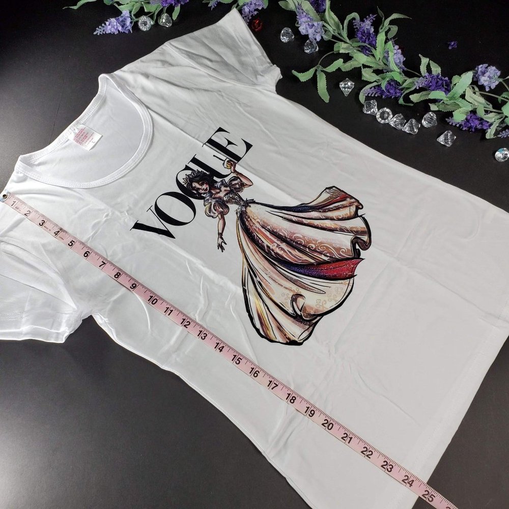 Vogue Disney Snow White Queen Short Sleeve T-Shirt - Picture 10 of 14